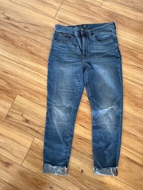 J. Crew Light Blue High-Rise Skinny Jeans